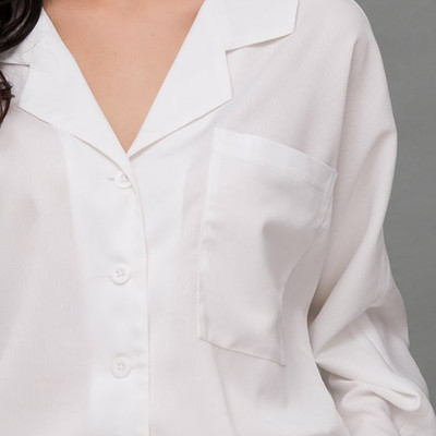 Áo Sơ Mi Nữ Lụa Xô Hàn Thời Trang Cổ Vest Maxivic, La Mộc - LM62174