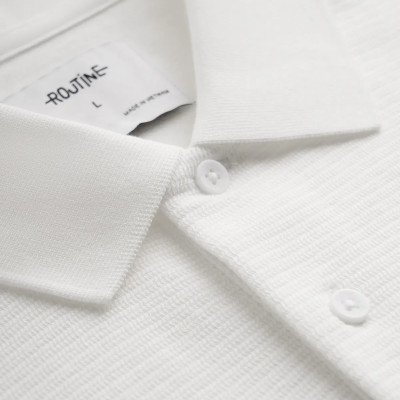 Áo polo tay ngắn vải texture Form Fitted - ROUTINE 10F24POL015R1 | ROUTINE CÀ MAU