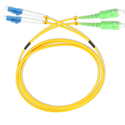 Dây nhảy quang SC UPC to SC APC Duplex 1m sample - Xmethod Network - Hàng chính hãng