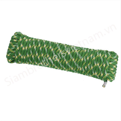 Dây leo núi an toàn chịu lực 1960kgf hiệu con gà vàng 32 tao/9.5 mm - 30m Lõi cường lực