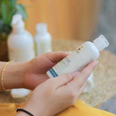 Nước giặt quần áo hữu cơ Fuwa3e an toàn cho bé chuyên giặt lụa hương bạc hà 100ml