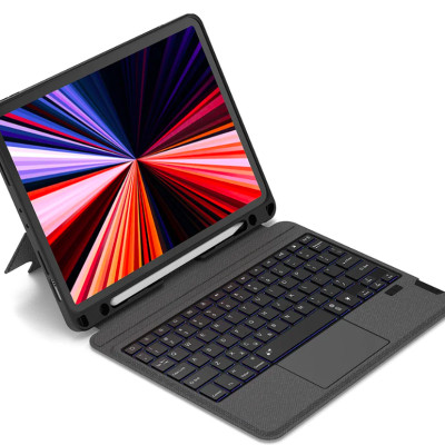 Bao da bàn phím cho iPad A16 Gen 11 , Pro 11inch M4 2024, iPad Pro 13inch M4 2024 , iPad Air 6 11inch M2, iPad Air 6 13inch , Air 11inch M3 , Air 13inch M3 có Trackpad hiệu WIWU Magtouch - Hàng chính hãng