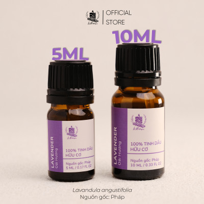Tinh Dầu Oải Hương - 100% Nguyên Chất Hữu Cơ - Le Rustique - Tinh Dầu Bản Địa Pháp