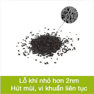 Túi than hoạt tính TTAUTO 100% từ gáo dừa Bến Tre khử mùi diệt khuẩn trên ô tô, tủ đồ, phòng tắm - Túi 300 Gram