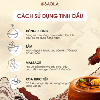 Tinh dầu Gừng Huế 10ml (Ginger oil)