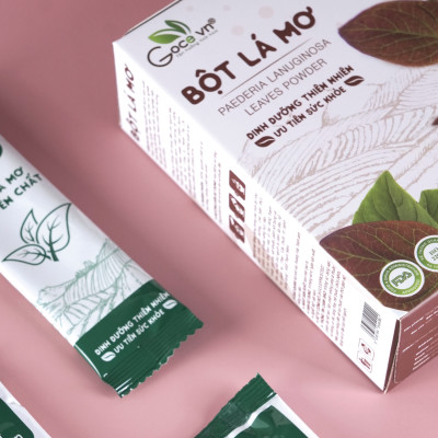 Bột lá mơ nguyên chất Goce - 45g (15 gói x 3g) ST