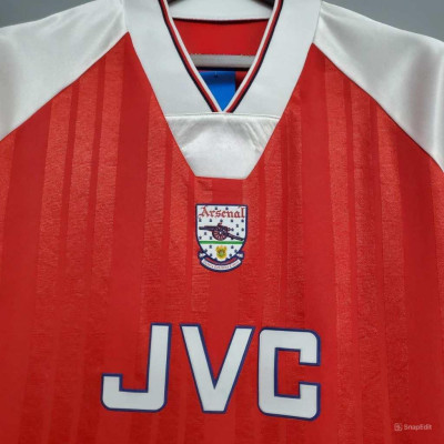 Áo Bóng Đá Retro Arsenal 1992/1993 - Sân Nhà bản cao cấp vải Cotton Polyester