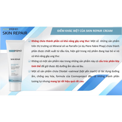 Kem Bôi Viêm Da Cơ Địa, Chàm Da, Eczema, Da Nứt Nẻ DottorPrimo Skin Repair - Giảm Mẩn Ngứa, Thô Ráp (Tuýp 20-50ml)