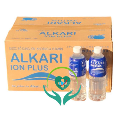 Thùng 24 chai x 510ml- nước điện giải  - bổ sung ion , khoáng và vitamin - alkari ion plus