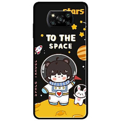 Ốp lưng dành cho Xiaomi Poco X3 mẫu Búp Bê Vũ Trụ