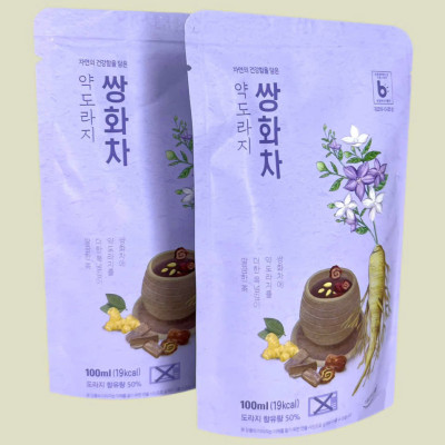 Trà Thảo mộc SSanghwacha rễ cát cánh - Bell Flower Herb Tonic Tea - Ginseng House hộp 5 gói x 100ml