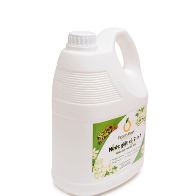Nước Giặt Xả Gốc Thực Vật 2in1 Peace Mass (Thuộc nhóm Sản phẩm Lành tính)Can 3.6l