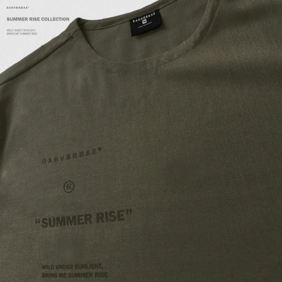 Áo Thun RANV RBAE SUMMER RISE Xanh Rêu