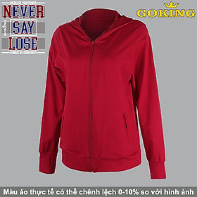 Áo khoác nữ thoát nhiệt Nhật Bản GOKING, 100% cotton siêu thoáng mát, thấm hút mồ hôi, khử mùi, kháng khuẩn, chống UV, chống nắng nhẹ