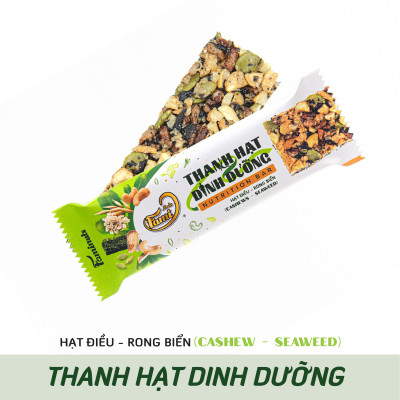 Thanh Hạt Dinh Dưỡng Vị Hạt Điều & Rong Biển Faminuts - Thanh Ngũ Cốc Ăn Kiêng Giảm Cân