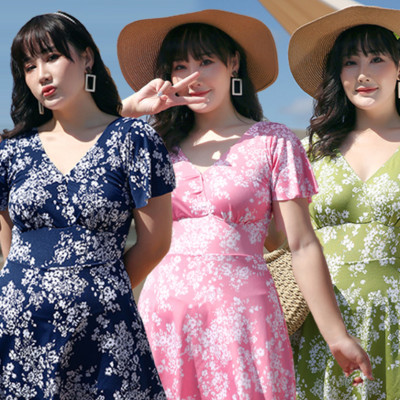 Đồ Bơi Nữ Một Mảnh Kín Đáo Tôn Dáng Có Size Lớn AT230 MayHomes Bigsize One-Piece Swimsuits