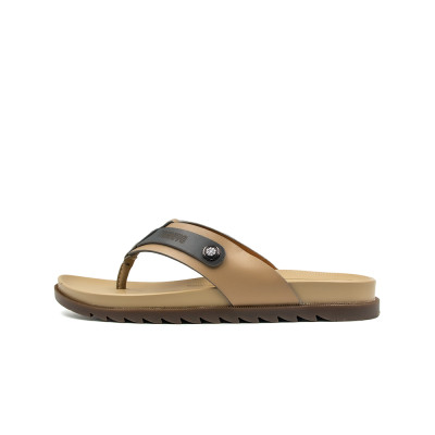 Dép Xỏ Ngón Tomoyo Da Bò Thật Đế Rãnh Chống Trượt TMD316