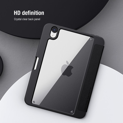 Bao da cho ipad mini 7 | Mini7 nillkin bevel leather case (có khe cắm bút apple pencil) - hàng nhập khẩu