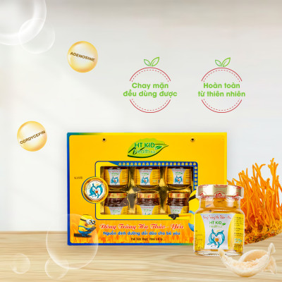 Đông Trùng Hạ Thảo Yến Kid Thiên Ân - Hộp 6 Hũ