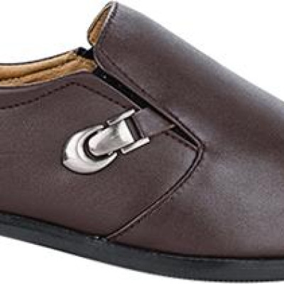 Giày tây nam da bò đế cao su mũi nhọn SKT119 phiên bản nâu