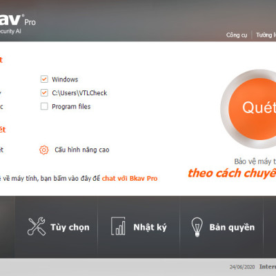 Phần mềm diệt Virus Bkav Pro - Hàng chính hãng