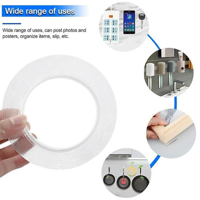 Băng Keo Nano Dán 2 Mặt Trong Suốt - Băng Dính  Đa Năng - Dán Tường Treo Đồ, Treo Tranh Ảnh, Cố Định Vật,...Hàng Cao Cấp Chính Hãng PaKaSa