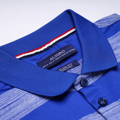 ÁO PHÔNG NAM CỘC TAY CÓ CỔ ALIGRO MÃ ALGPLO56