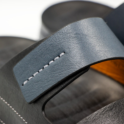 Dép Quai Ngang Nam Da Bò Nappa Cao Cấp Tomoyo TMD30304