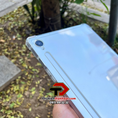 Ốp lưng cho SamSung Galaxy Tab S9 FE trong suốt chống sốc chính hãng GreenCase - Hàng chính hãng