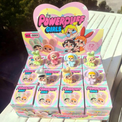 Hộp 12 túi mù FullBox Powerpuff Girls mini quà tặng cho các bé mô hình mini