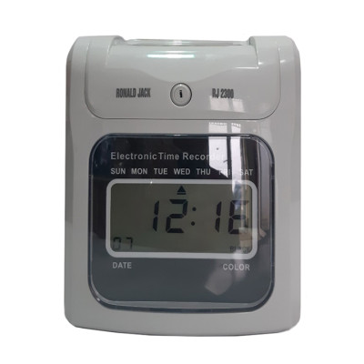 MÁY CHẤM CÔNG THẺ GIẤY RONALD JACK RJ2300-CHẤM CÔNG 3 CA- HÀNG NHẬP KHẨU