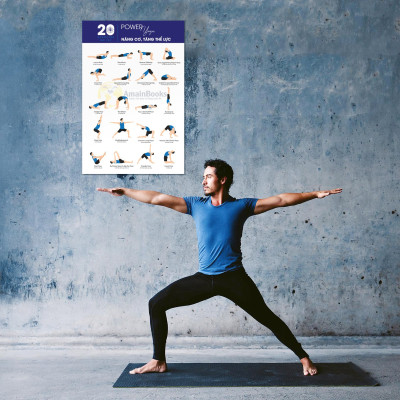 Tranh Các Động Tác Power Yoga – Sự Tinh Tế của Năng Động và Tinh Thần
