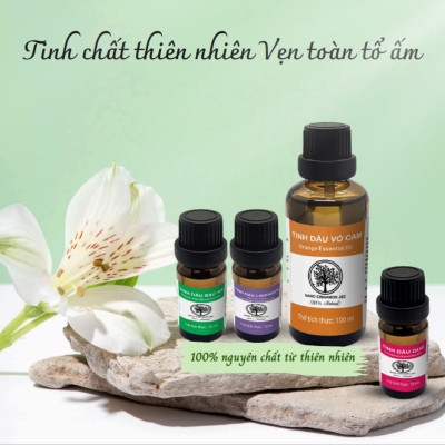 Tinh dầu hoa Màng Tang thiên nhiên nguyên chất Nano Cinnamon 10/30/50/100ml - cải thiện tâm trạng, thư giãn. Có kiểm định