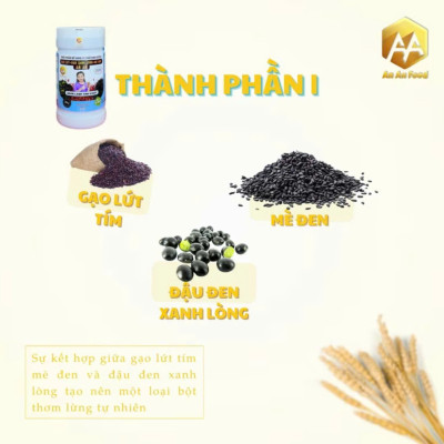deal hời , lon , Bột gạo lứt , đậu xanh lòng , mè đen ( bột gạo lứt ANAN ) thay thế bửa ăn , chăm sóc sức khỏe , xương khớp , ngủ ngon