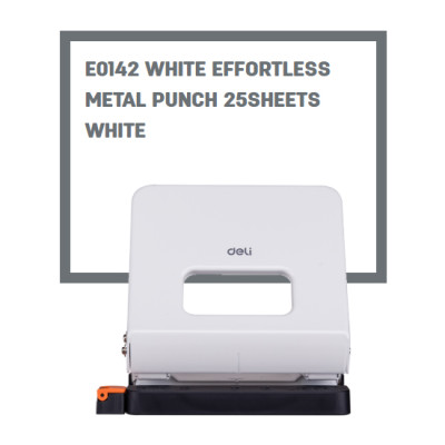 Bấm lỗ giấy vỏ kim loại Deli 142 25 tờ Đục lỗ giấy văn phòng Giao màu ngẫu nhiên