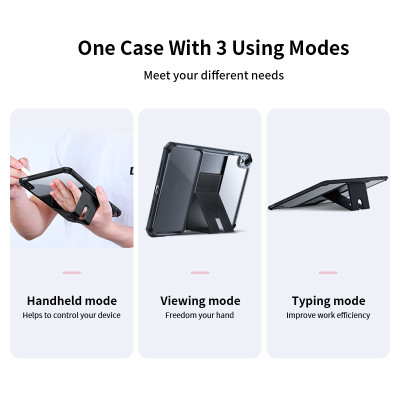Ốp lưng chống sốc cho iPad Air 11 2024, Air 6 có giá đỡ 3 chế độ - Hàng chính hãng 