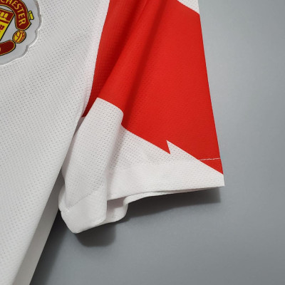 Áo Bóng Đá Retro Manchester United 2010 - Sân Khách bản cao cấp vải Cotton Polyester