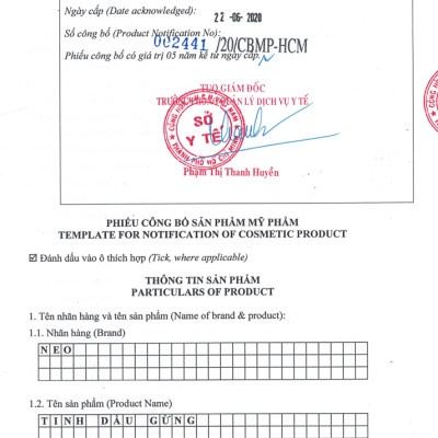 Tinh Dầu Thiên Nhiên Nano Gừng 100ML