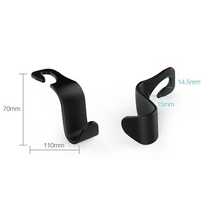 Móc Treo Đồ Gắn Sau Ghế Ô Tô Xe Hơi Tiện Lợi Giá Rẻ (loại tốt, giá tiền 1 cặp) 