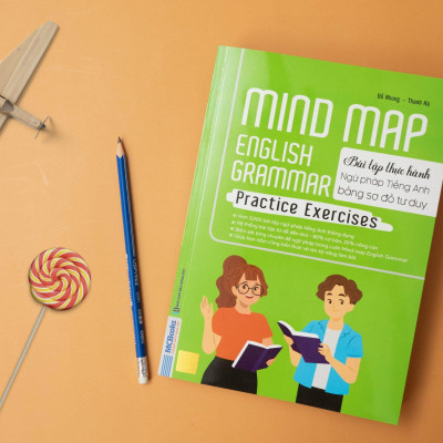 Sách - Mind Map English Grammar Practice Exercises - Bài Tập Thực Hành Ngữ Pháp Tiếng Anh Bằng Sơ Đồ Tư Duy