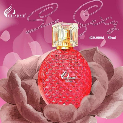Nước Hoa Nữ Charme So Sexy Hương Hoa Hồng, Nhẹ Nhàng, Quyến Rũ