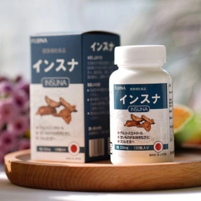 Viên Uống Hỗ Trợ Tiểu Đường Insuna Fujina Nhật Bản 120 Viên Giúp Ổn Định Đường Huyết, Ngăn Ngừa Biến Chứng Tiểu Đường