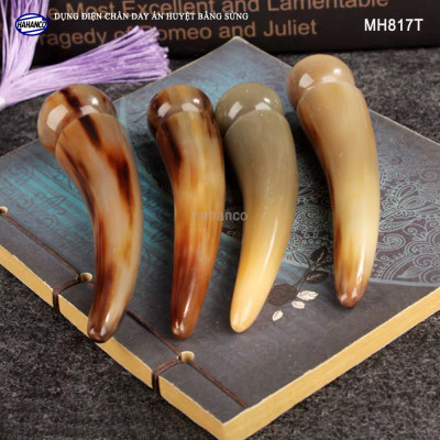 Dụng cụ điện chẩn mắt trâu bằng Sừng (MH817) DAY ẤN HUYỆT GAN, MẬT, đả thông kinh mạch