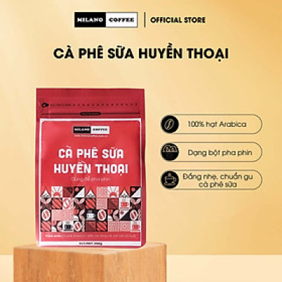 Cà phê sữa Huyền Thoại 100% Arabica Milano Coffee 250gr