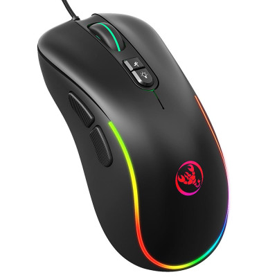 Chuột chơi game có dây HXSJ J300 lập trình macro  DPI có thể điều chỉnh