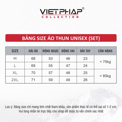 Áo Thun Nam VIỆT PHÁP Form Unisex Chất liệu Cotton co dãn thấm hút mồ hồi tốt 93301B