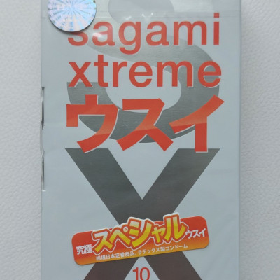 Bao Cao Su Sagami Superthin - 10s - Mỏng - Kiểu Truyền Thống - Che Tên Sản Phẩm