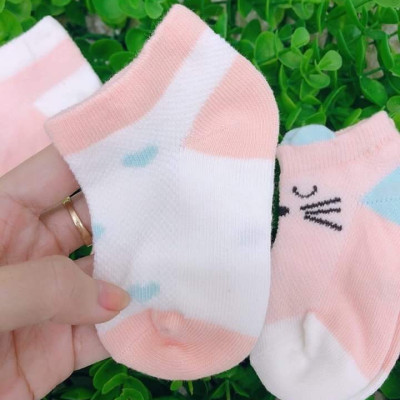 Set 5 Đôi Vớ Tất Lưới Mùa Hè Cao Cấp ( Đồ Cho Bé Sơ Sinh 4-10kg )