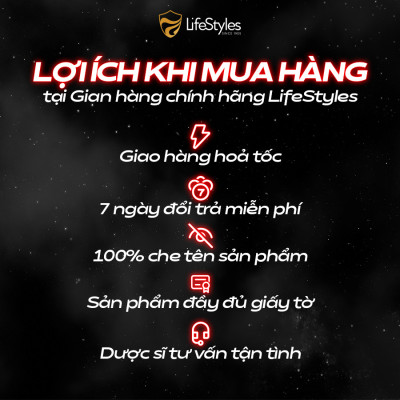 Bộ 4 Hộp Bao Cao Su LifeStyles Love Time Cao Cấp Kéo Dài Thời Gian Hộp 3 bao