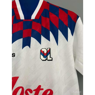 Áo Bóng Đá Retro Lyon 1995 - Sân Nhà bản cao cấp vải Cotton Polyester